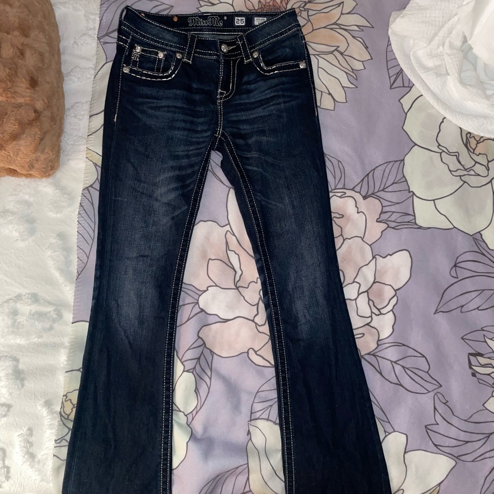 Miss Me Mid-Rise Boot Cut Jeans
